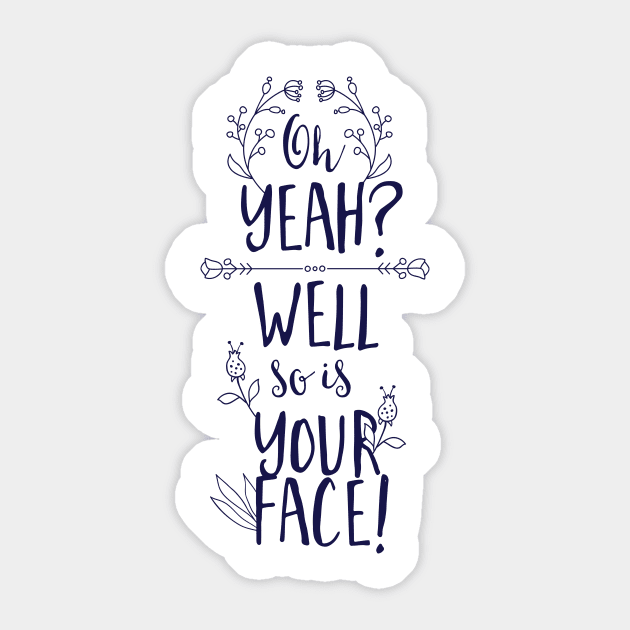 Witty Sticker by Girlintheshadows